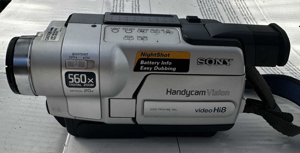 kamera sony CCD-TRV218E.