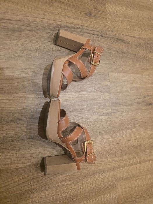 Sandálias Cubanas camel 36