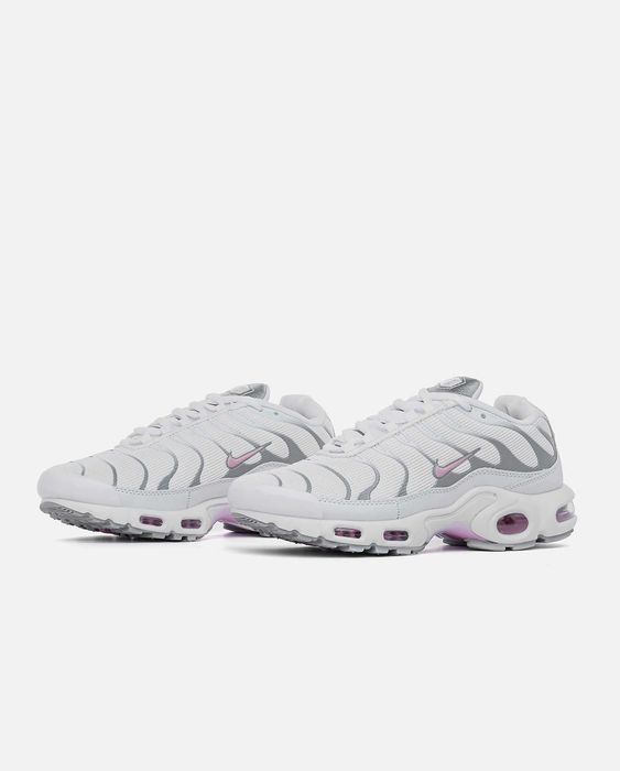 Женские кроссовки Nike Air Max Tn Plus White Grey Pink. 36-40