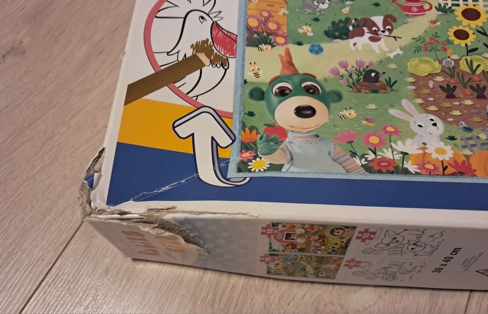 Пазли-розмальовка Trefl BABY MAXI: Ферма 10+10 шт