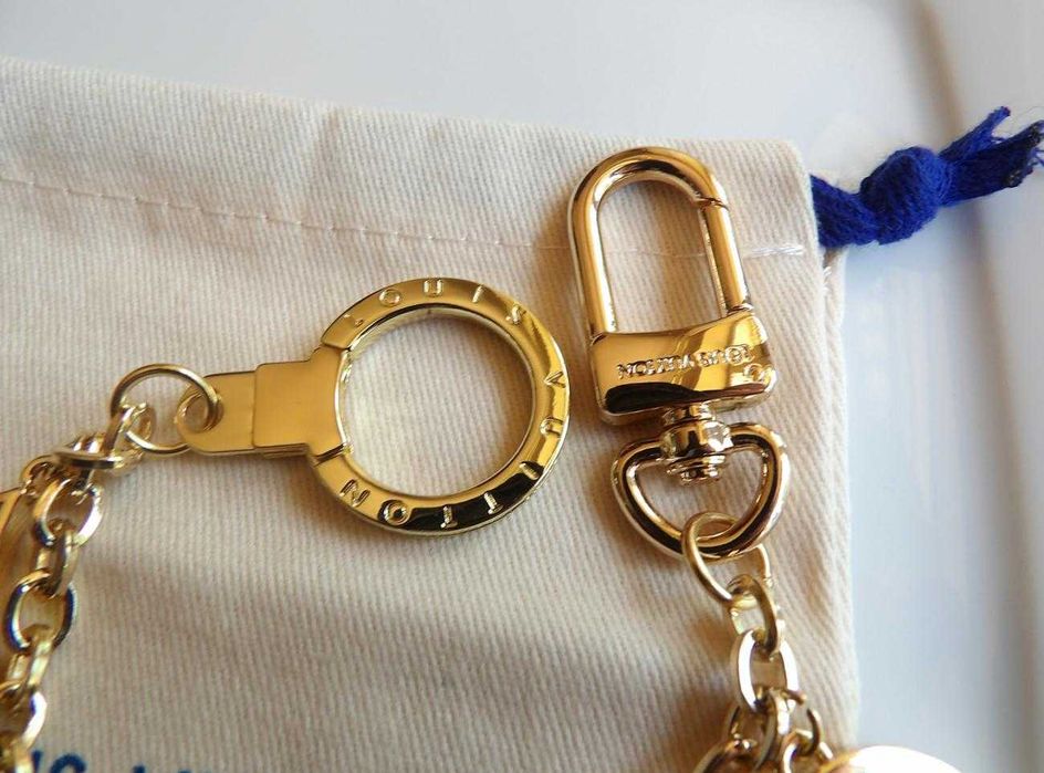 Louis Vuitton luksusowy brelok do torebki
