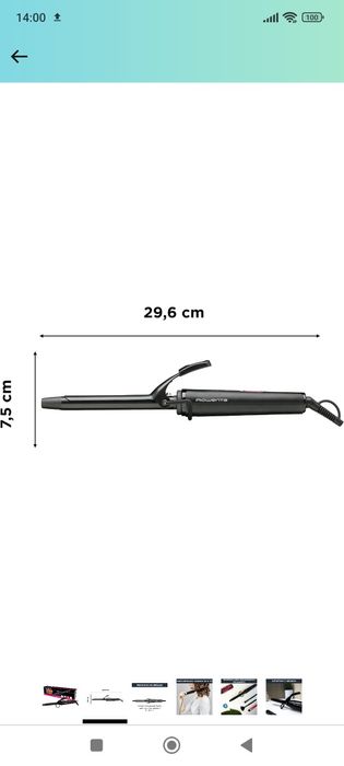 Modelador de caracóis Rowenta Elite