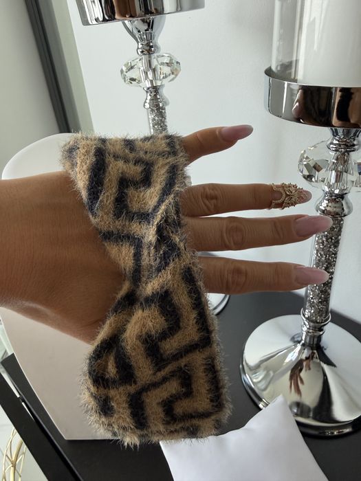 Opaska , alpaka, moda, cappucciono