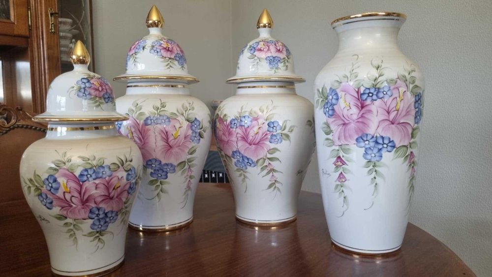 Conjunto 4 Jarras decorativas entre 35 cm a 45 cm de altura