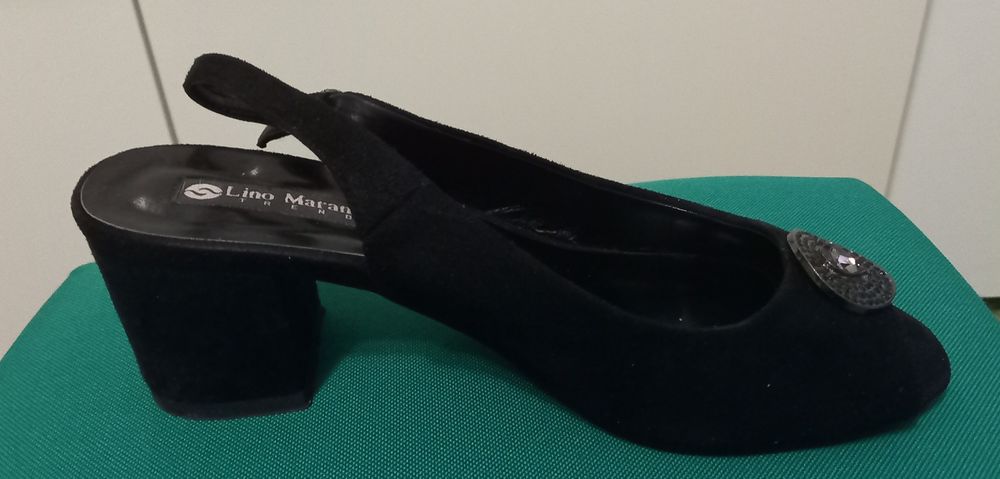 Туфлі замшеві на кублуку