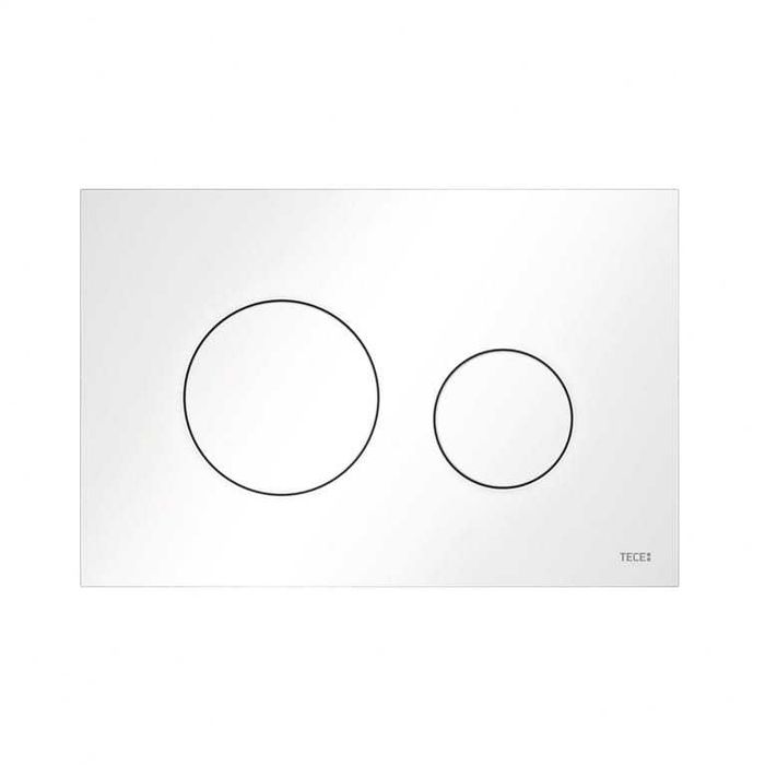 Nowy TECEloop przycisk spłukujący do WC, biały mat