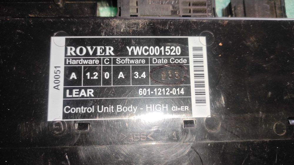 Rovery 75 MG zt moduły komfortu sterowania systemem komputera czytaj