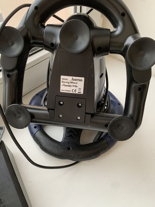 Руль ігровий з педалями Hama Racing wheel