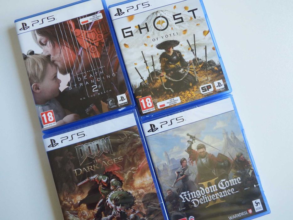PS5 GRY ! Ghost OF Yotei ! PL w stanie IDEALNYM gry Playstation 5 !