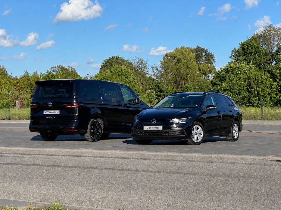 Wynajem Samochodów Bytów | VW Multivan 7-os.  i Golf Kombi | Automat | Busy