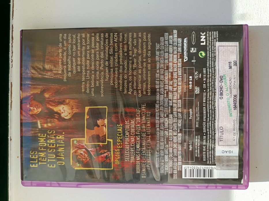 DVD original o bicho