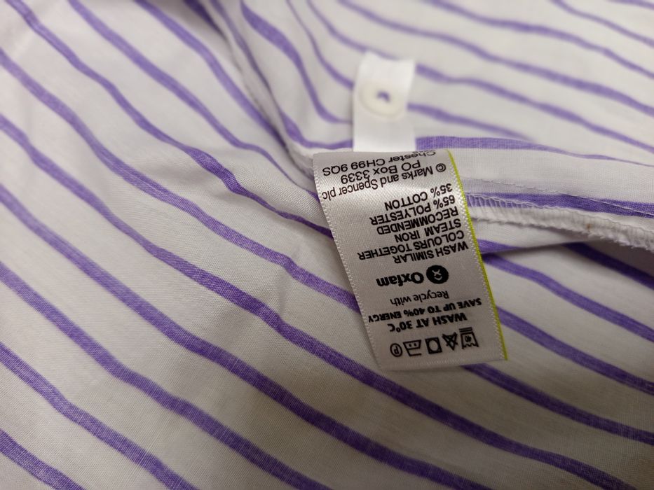 Koszula nowa w paski Marks Spencer L/xl