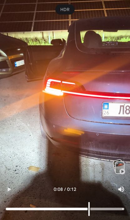 Задні нестандартні стопи із лайтбаром Tesla model 3 Tesla model y