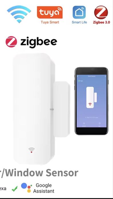 Датчик відкриття вікон та дверей Zigbee 3.0