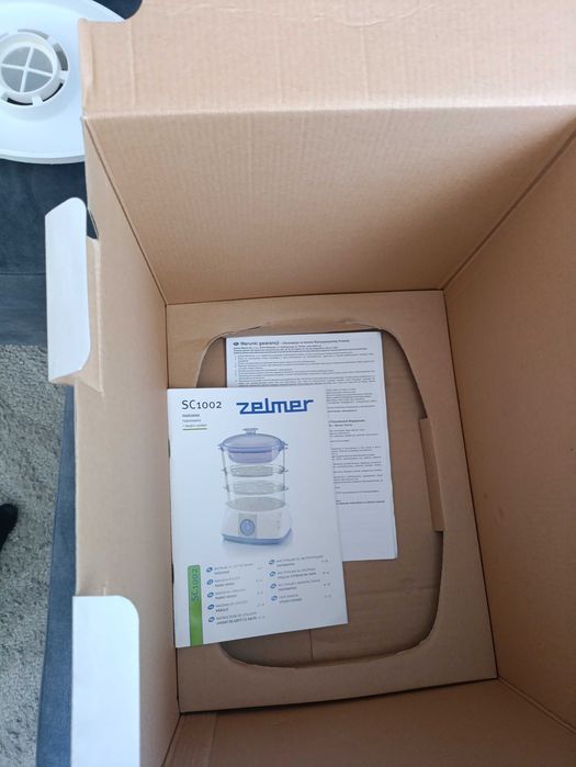 Parowar Zelmer SC1002 - jak nowy.