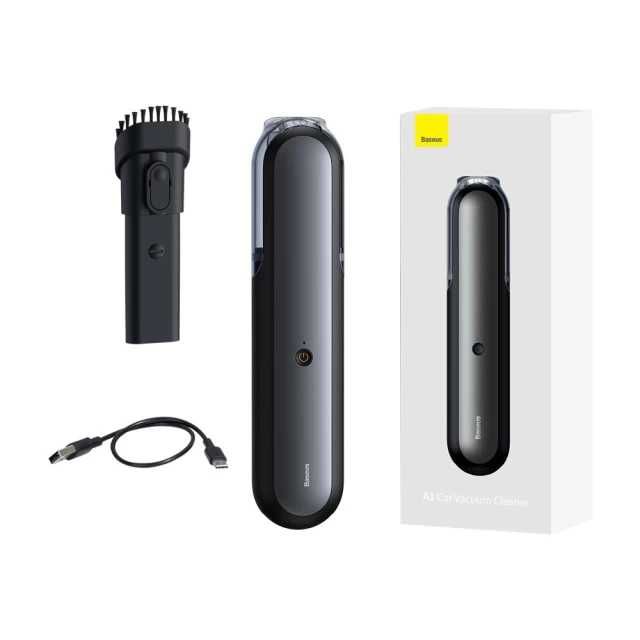 НОВЫЙ аккумуляторный пылесос для авто и дома Baseus A1 Black