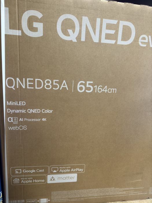 Телевізор LG 65Qned86 144 Герц Новий Гарантія 1 Рік МініЛед