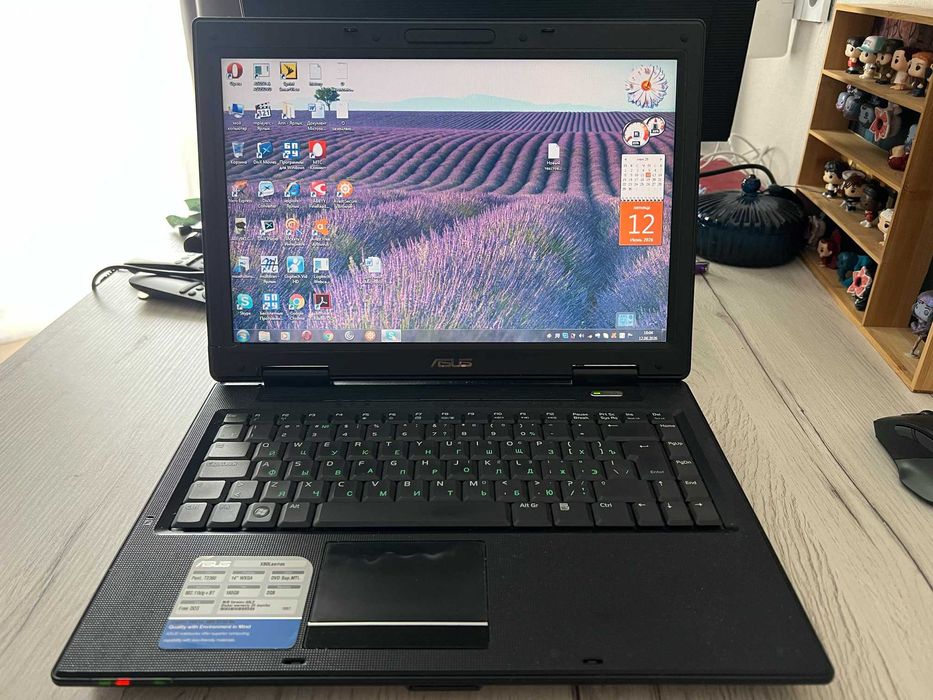 Ноутбук ASUS X80L Series / 14" / Pentium T2390 / 2GB / 160GB