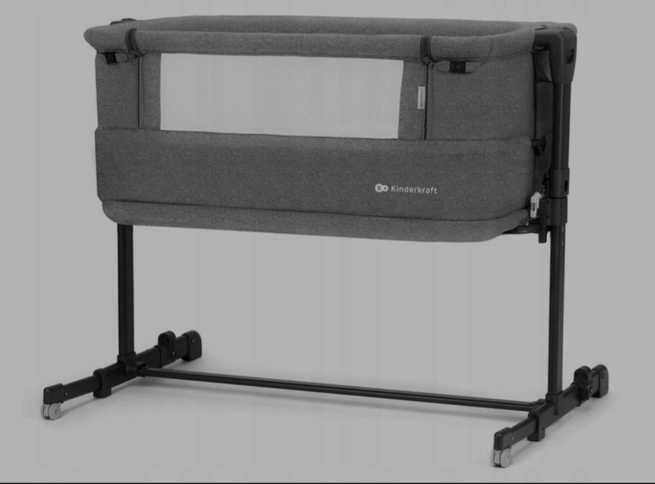 Łóżeczko dostawne KINDERKRAFT Neste Ciemnoszary