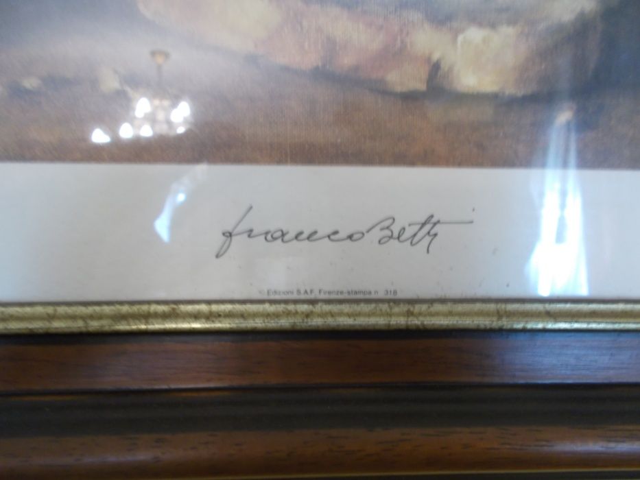 2 serigrafias italianas Franco Betti numeradas natureza morta