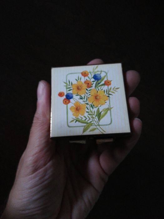 Espelho vintage colorido