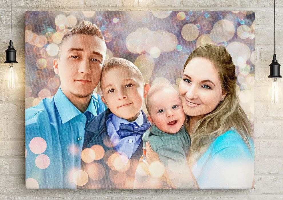 Друк фото на полотні