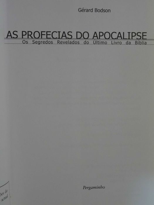 The Prophecies of the Apocalypse by Gérard Bodson – 1st Edition64298019889409121