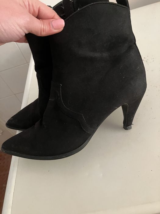 Botins Zara pretos 38