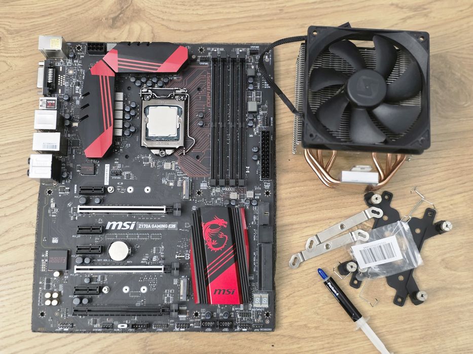 Płyta główna MSI Z170A Gaming M5 + procesor i5-7600k + chłodzenie SilentiumPC Fera 3 pasta
