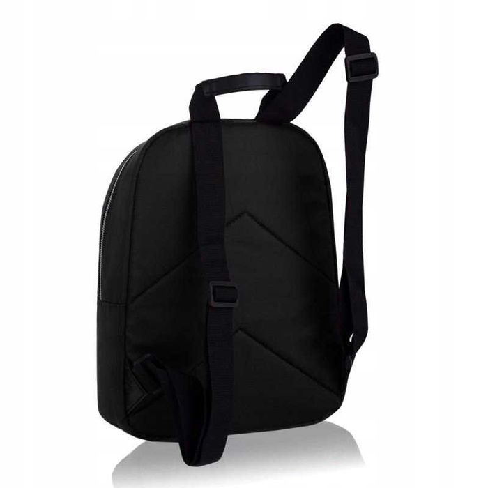 BETLEWSKI miękki plecak damski czarny sportowy pakowny regulowany A4