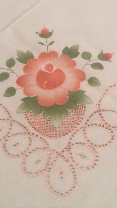 Linda toalha com guardanapos