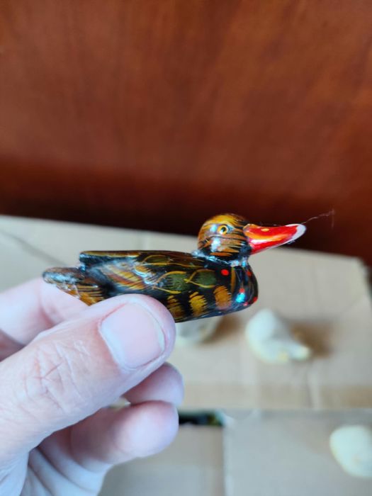 Dez peças que representam patos