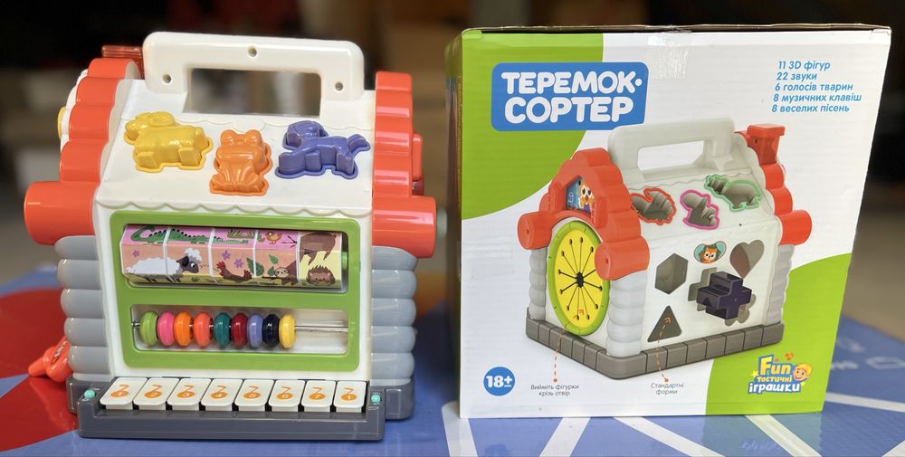 Розвиваюча іграшка  Музичний сортер Теремок