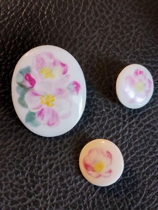 Kolekcjonerskie Guziki  1917rok. Porcelana