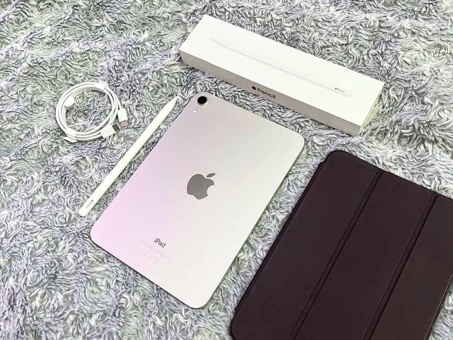 IPad Mini 6 (64 gb) wi-fi, шикарное состояние + чехол! A2567