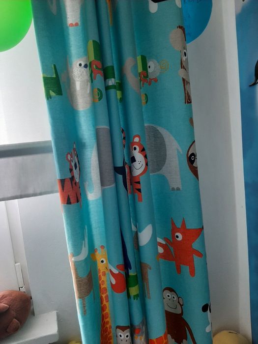 2 Zasłony do pokoiku dzieciecego