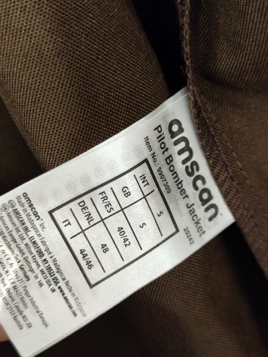 Kurtka pilota na karnawał rozmiar S