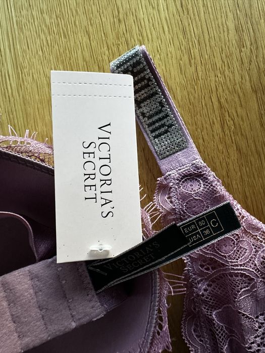 NOWY komplet bielizny Victoria’s Secret rozmiar C80 stanik + majtki