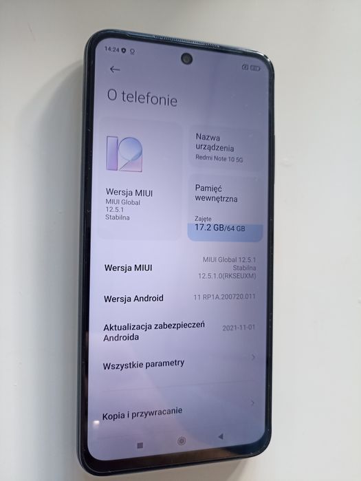 Xiaomi note 10 5G ładny stan