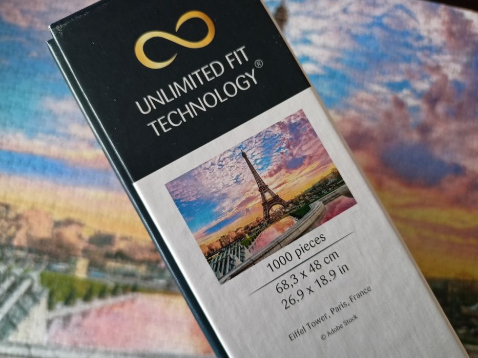Puzzle Prime UFT 1000 Trefl, Wieża Eiffla Romantic Sunset
