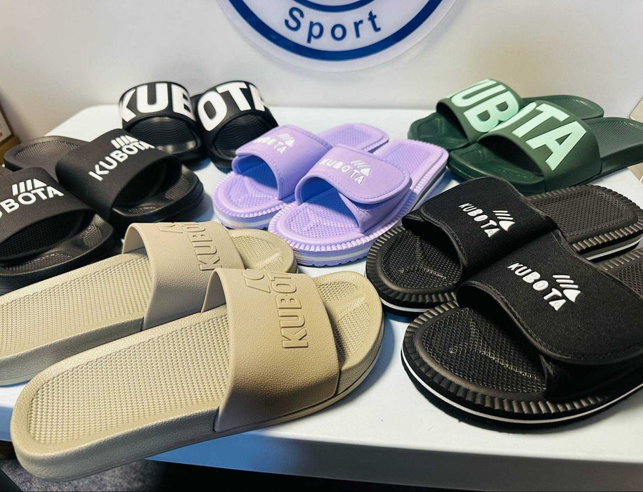 Kubota klapki męskie na rzep czarne piankowe  41 - 45
