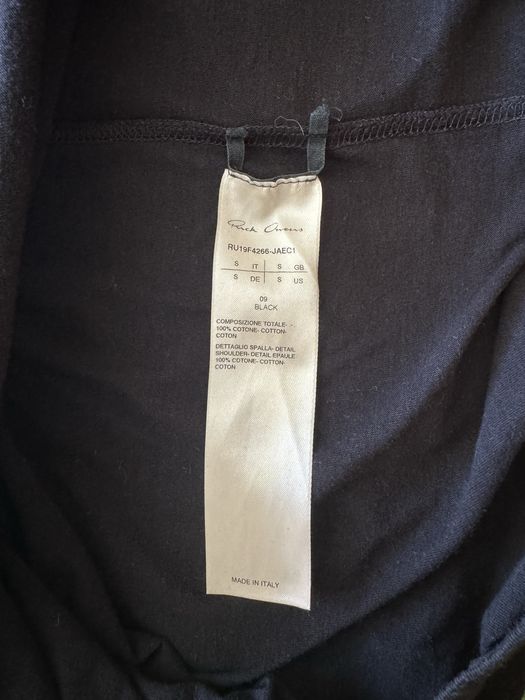 Rick Owens FW19 Shoulder Detail Longsleeve