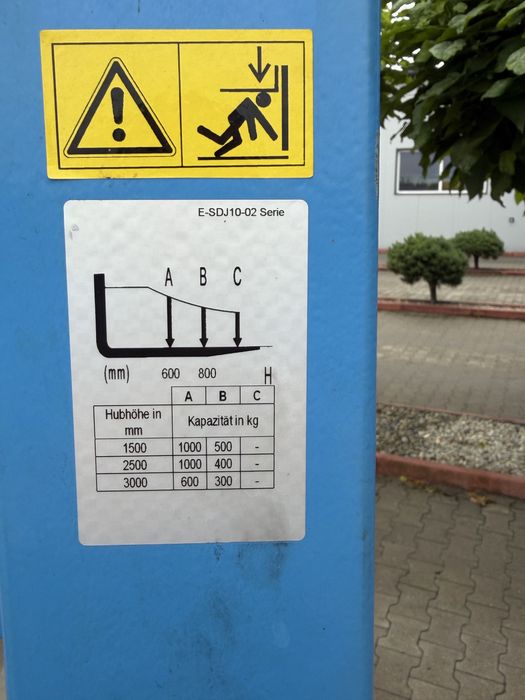 Paleciak elektryczny Hanselifter