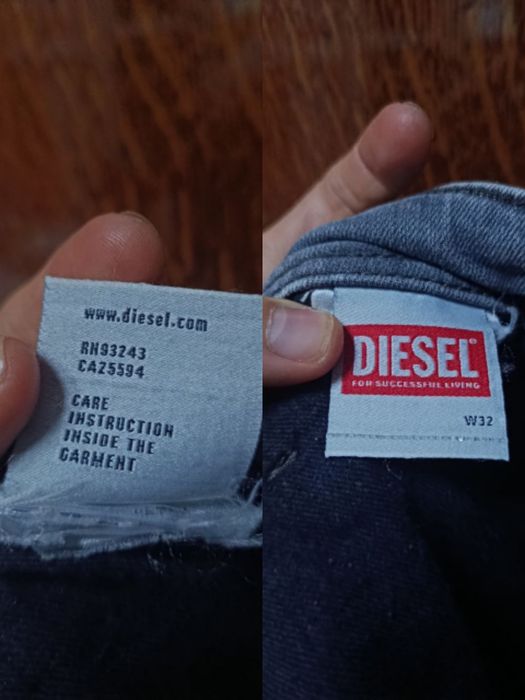 Джинси Diesel сірі, прямі w32