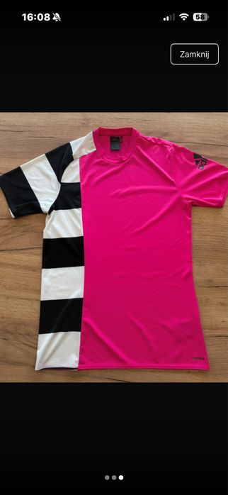 Koszulka treningowa Adidas Różowa Climalite