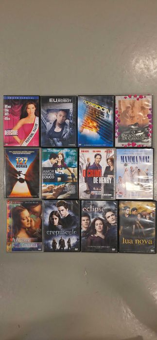 Conjunto 12 DVD diversos