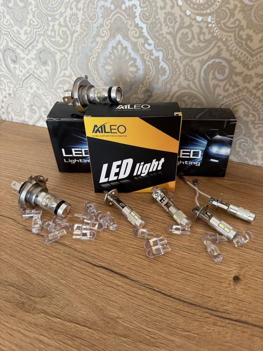 Led лампи автомобільні h1 h3 h5 h7 габарит