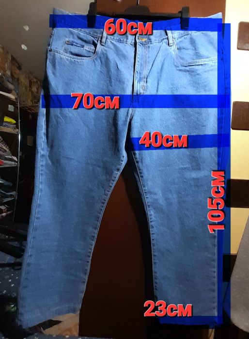 Ого-го какой размерчик джинсы на крупного мужчину, джинсы батал