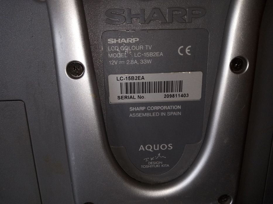 Телевізор переносний Sharp Aquos LC 15B2EA