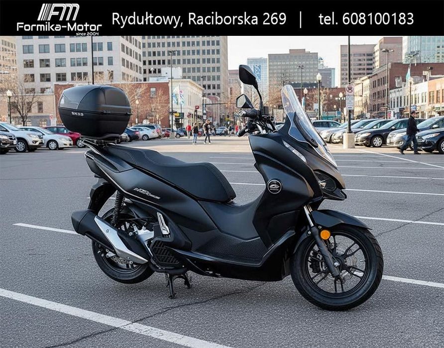 QJMOTOR MTX 125 Skuter QJMOTOR MTX125 15KM ABS Hybryda Kufer Dostawa Raty od 211